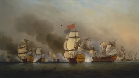 Viceadmiral Sir George Ansons Sejr ud for Cape Finisterre
